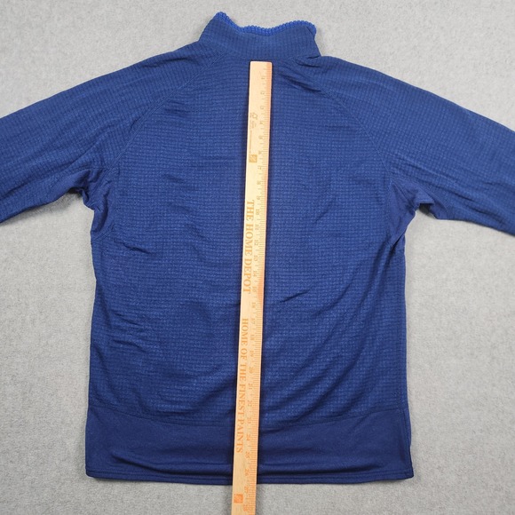 Vintage Patagonia R1 Flash Pullover Mens Large Blue Black 1/2 Zip Hiking USA - Picture 9 of 12